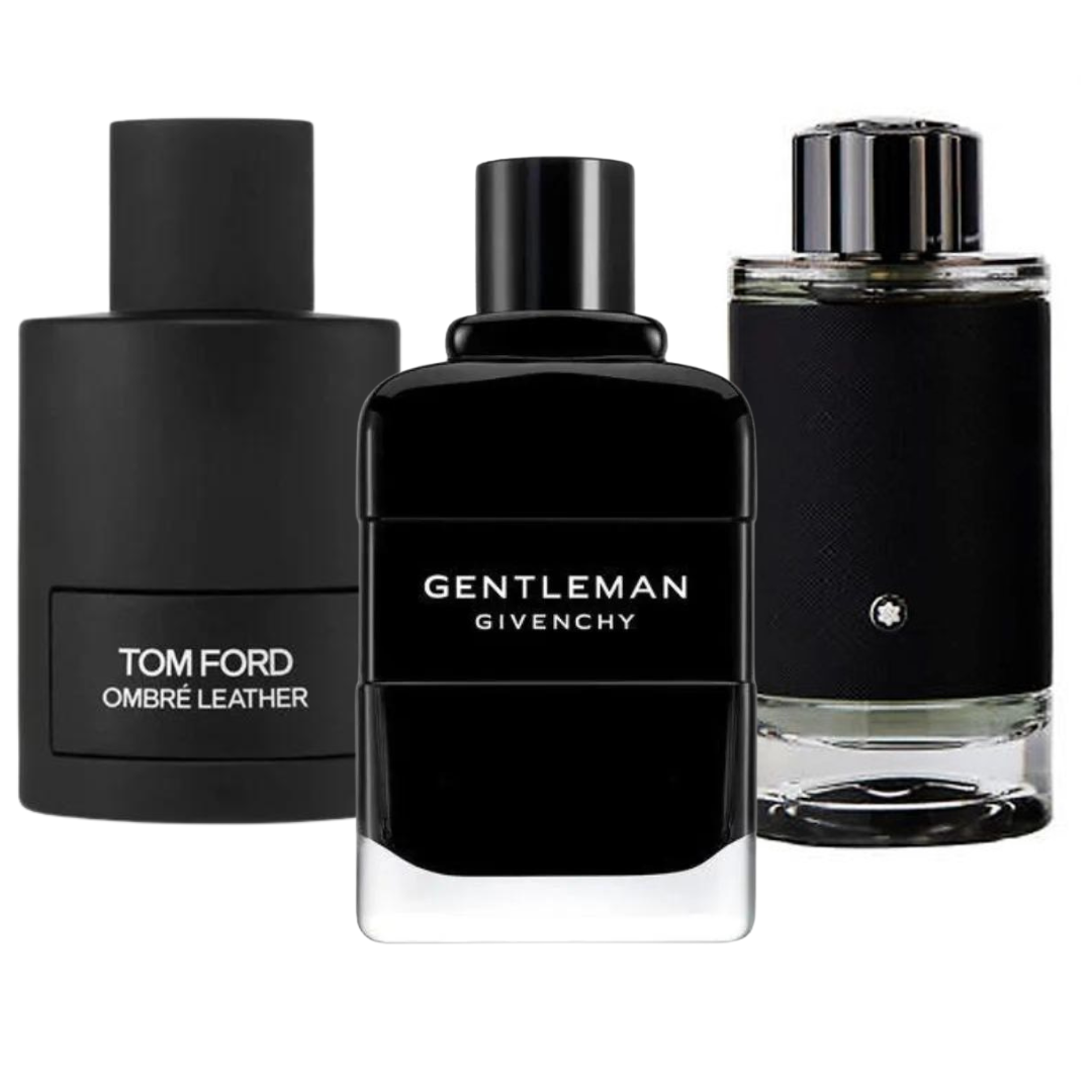 3er-Pack Parfüms: OMBRE LEATHER, GENTLEMAN & EXPLORER – 100 ml
